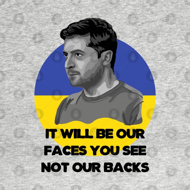 Volodymyr Zelensky Portrait by Slightly Unhinged